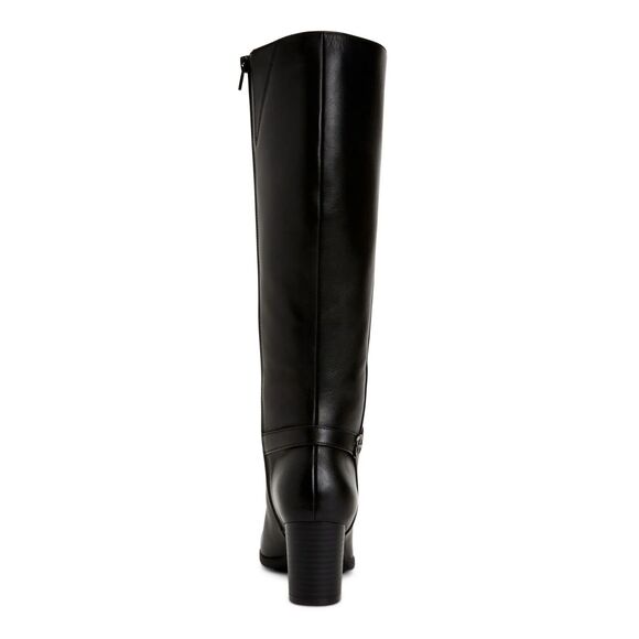 Giani Bernini Womens 9.5 M Black Zip Up Knee High Heel Boots NIB ZV0 - Picture 2 of 6